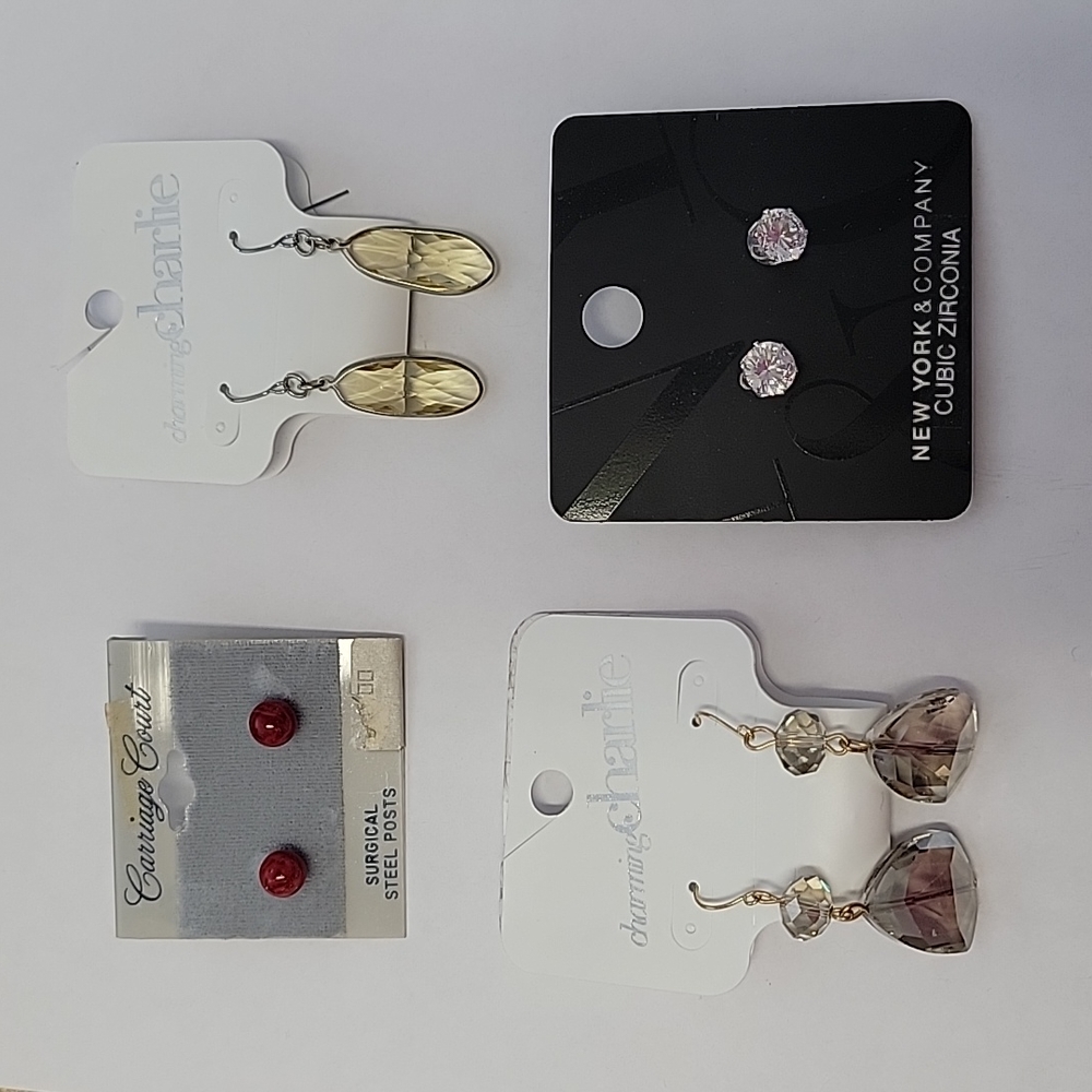 4 Pairs of Earrings